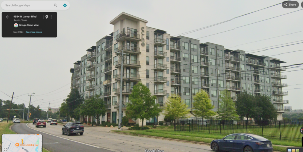Echo Apartments on Lamar Blvd.
