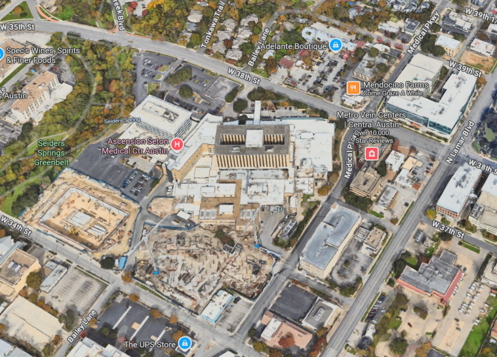 The Seton Hospital complex