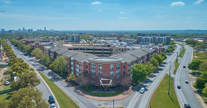 The Triangle mixed use development on Lamar Blvd.