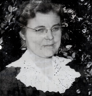 Rosedale Schol Principal Margaret Faubio in 1948